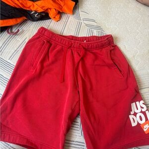 Nike Men's Athletic Red Shorts